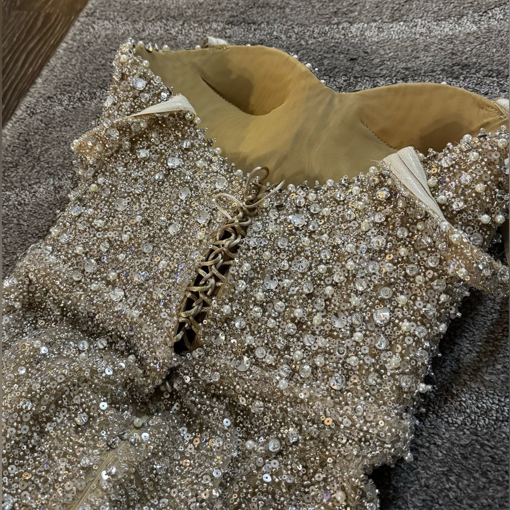 Albina Dyla Celestial Shimmer Dress in Size Medium - Picture 5 of 8